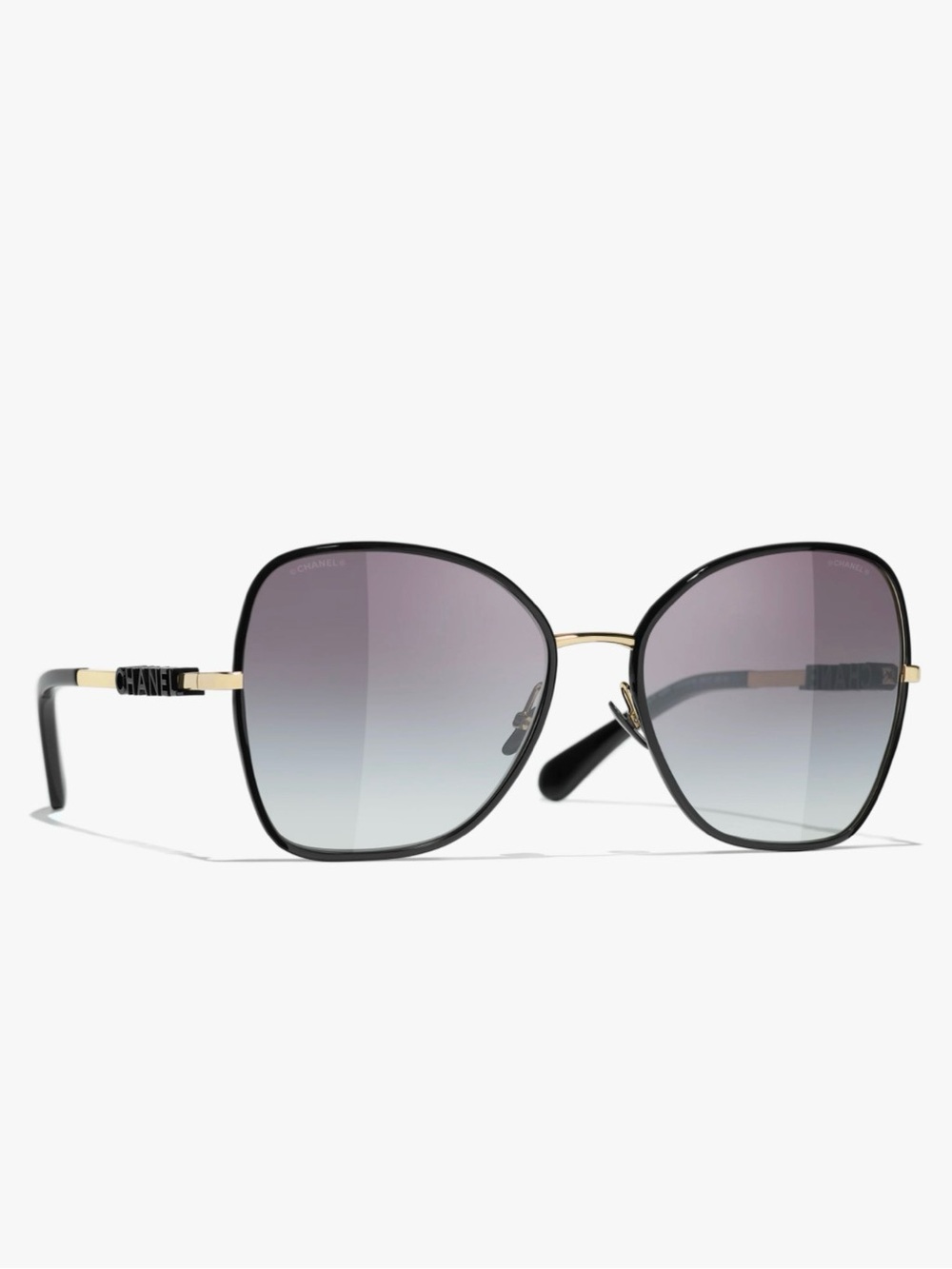 Chanel Metal Butterfly Sunglasses 4283 Blue